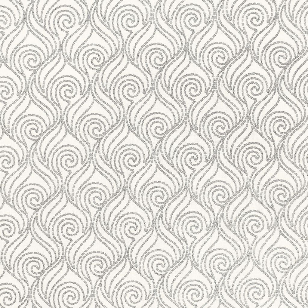 Swirl-A-Way â Pewter - RM Coco Fabric