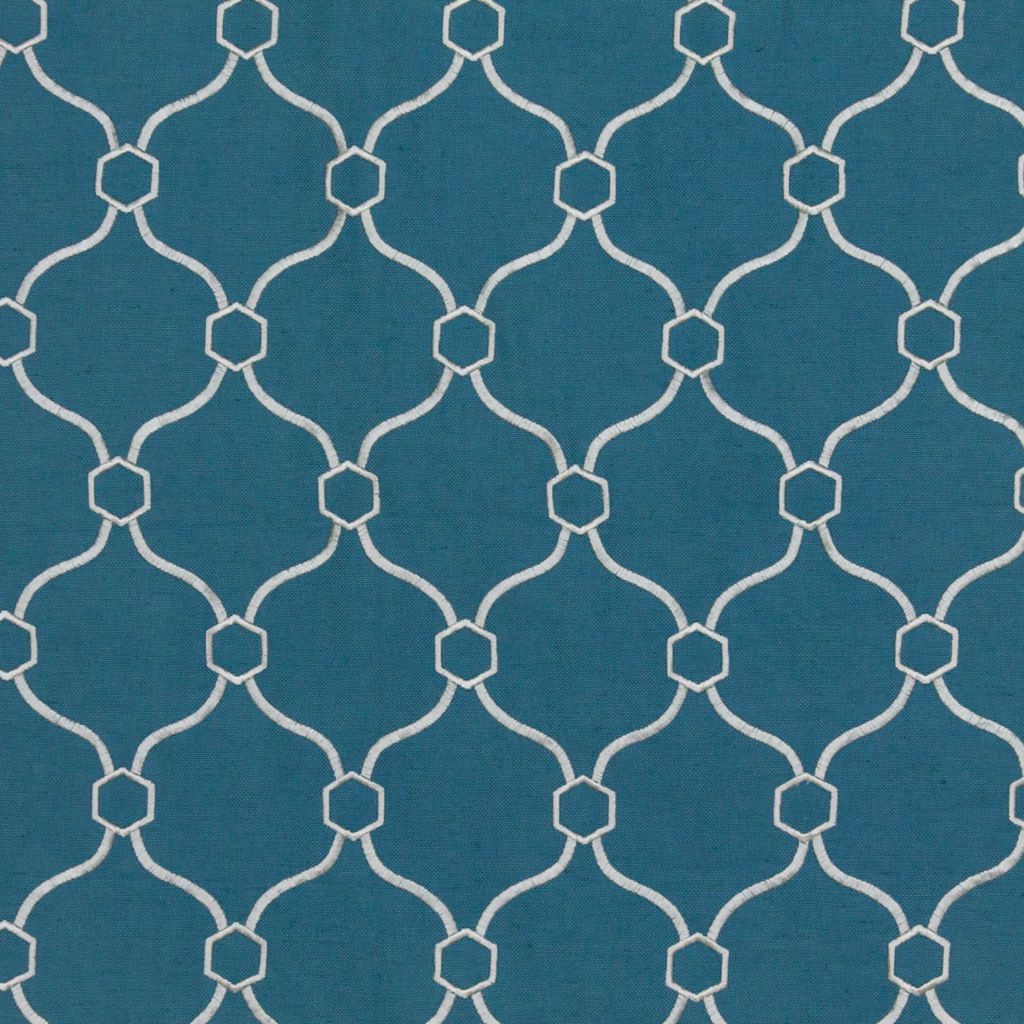 Picardie Trellis – Turquoise - RM Coco Fabric
