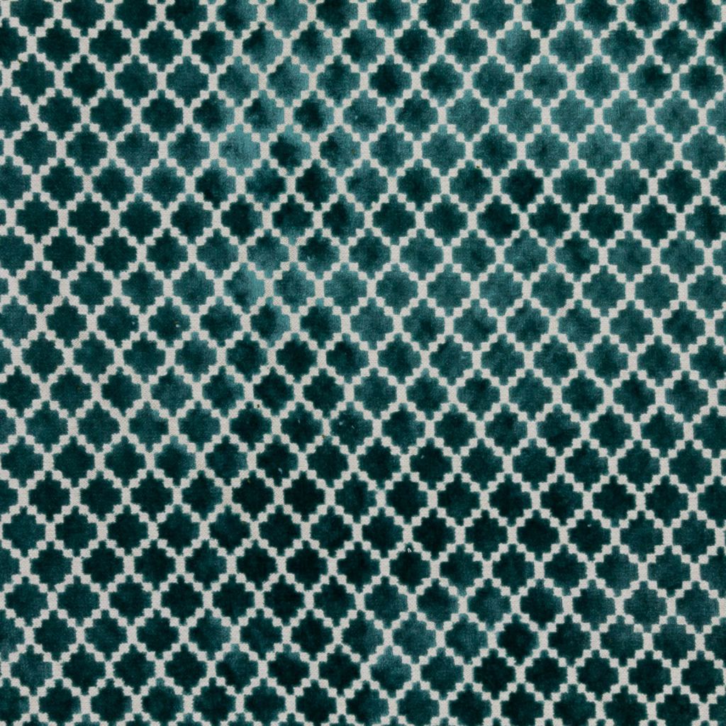 Pique Trellis – Turquoise - RM Coco Fabric