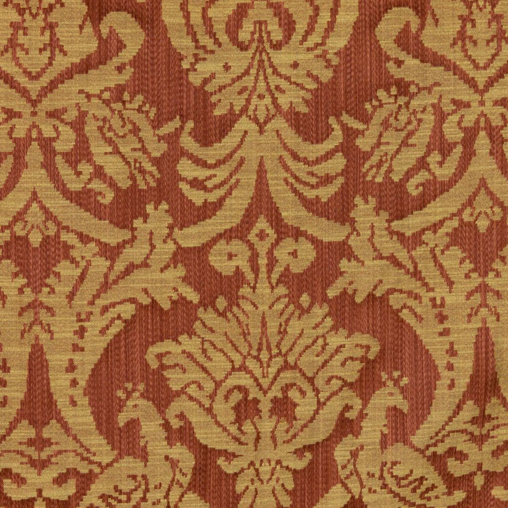Delacroix Damask – Terracotta