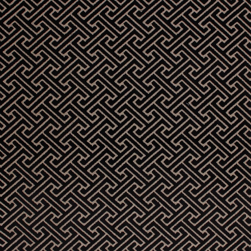 Royal Fret â Onyx - RM Coco Fabric