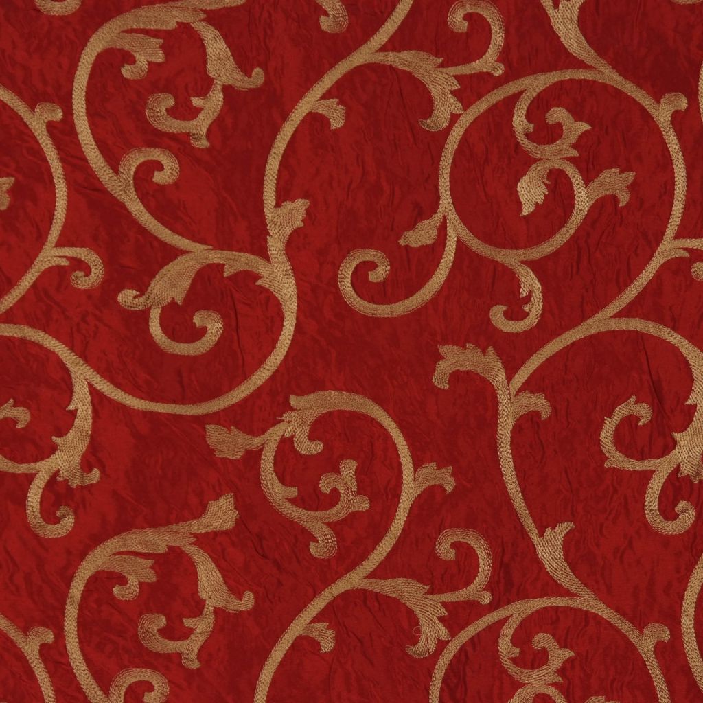 CHURCHILL – CLARET EMB WDT