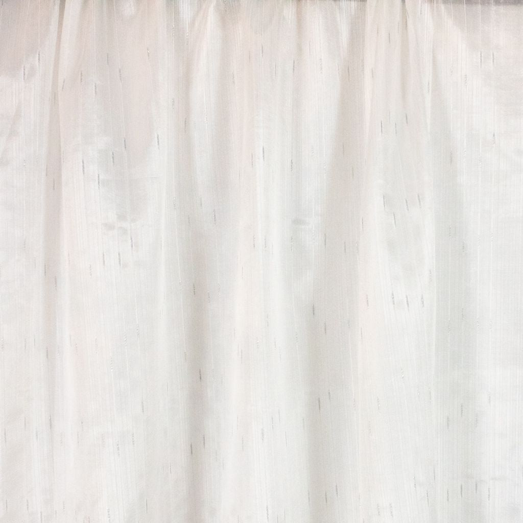Zee – Silver Light - Woven Railroaded, Shown Turned - RM Coco Fabric