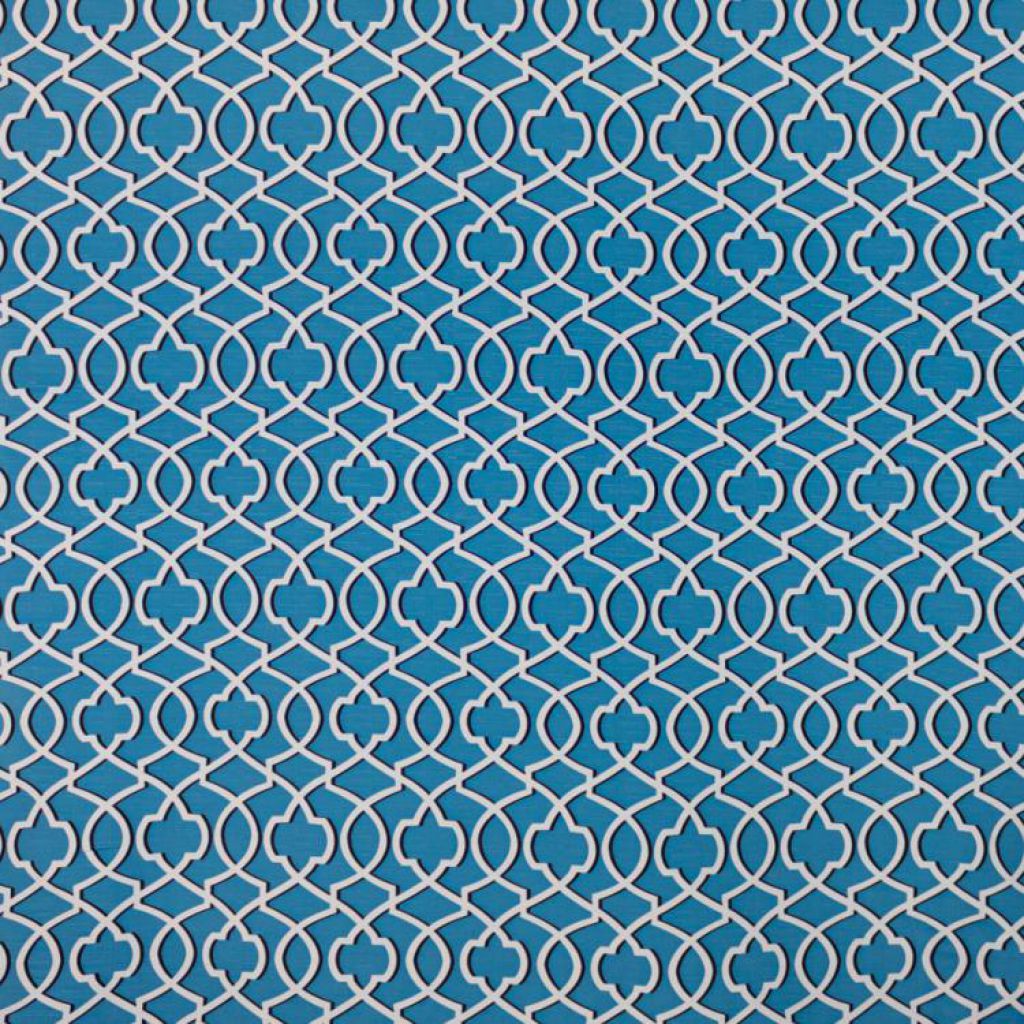 Nassau Trellis IO – Blue - RM Coco Fabric