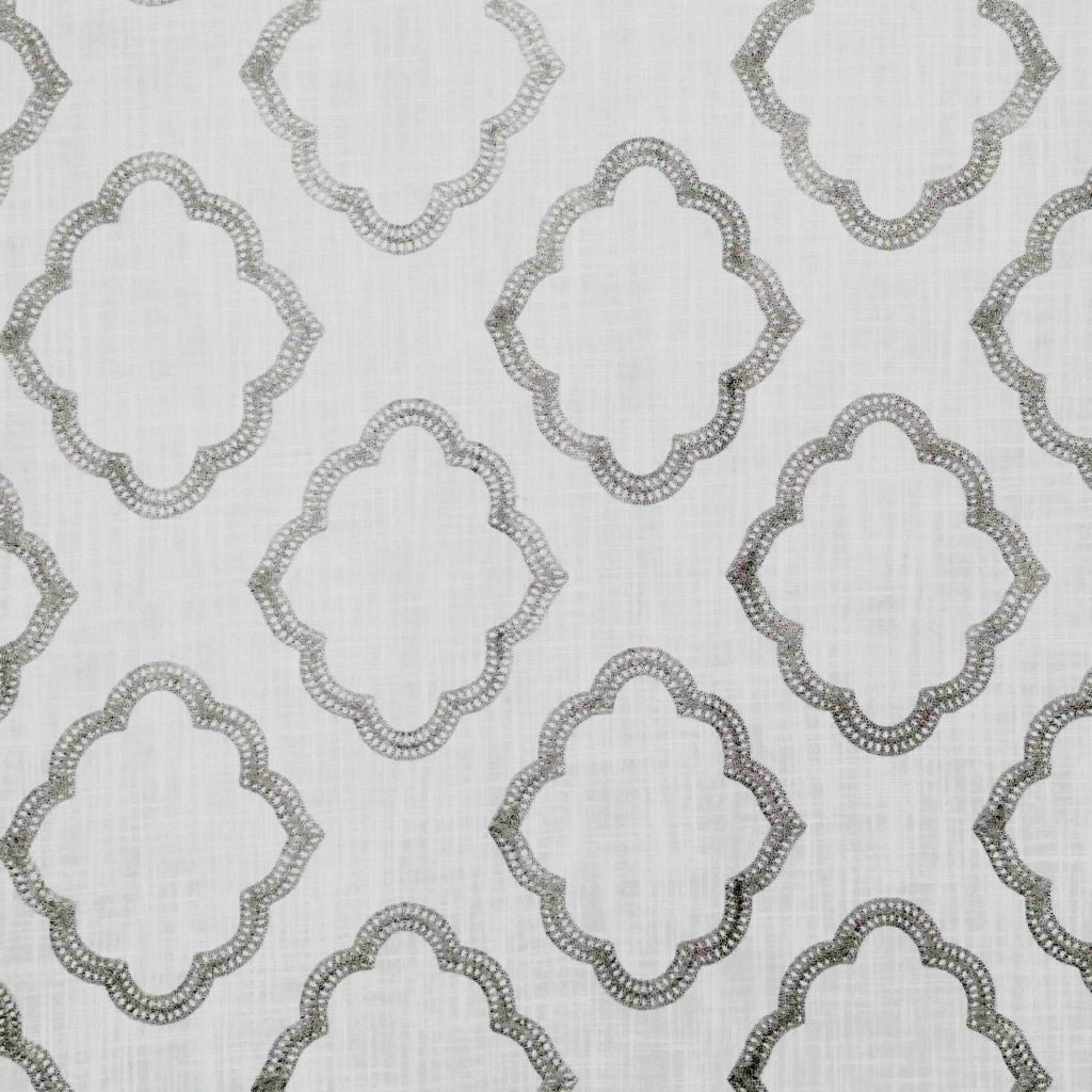 McKinley – White/Aqua - RM Coco Fabric