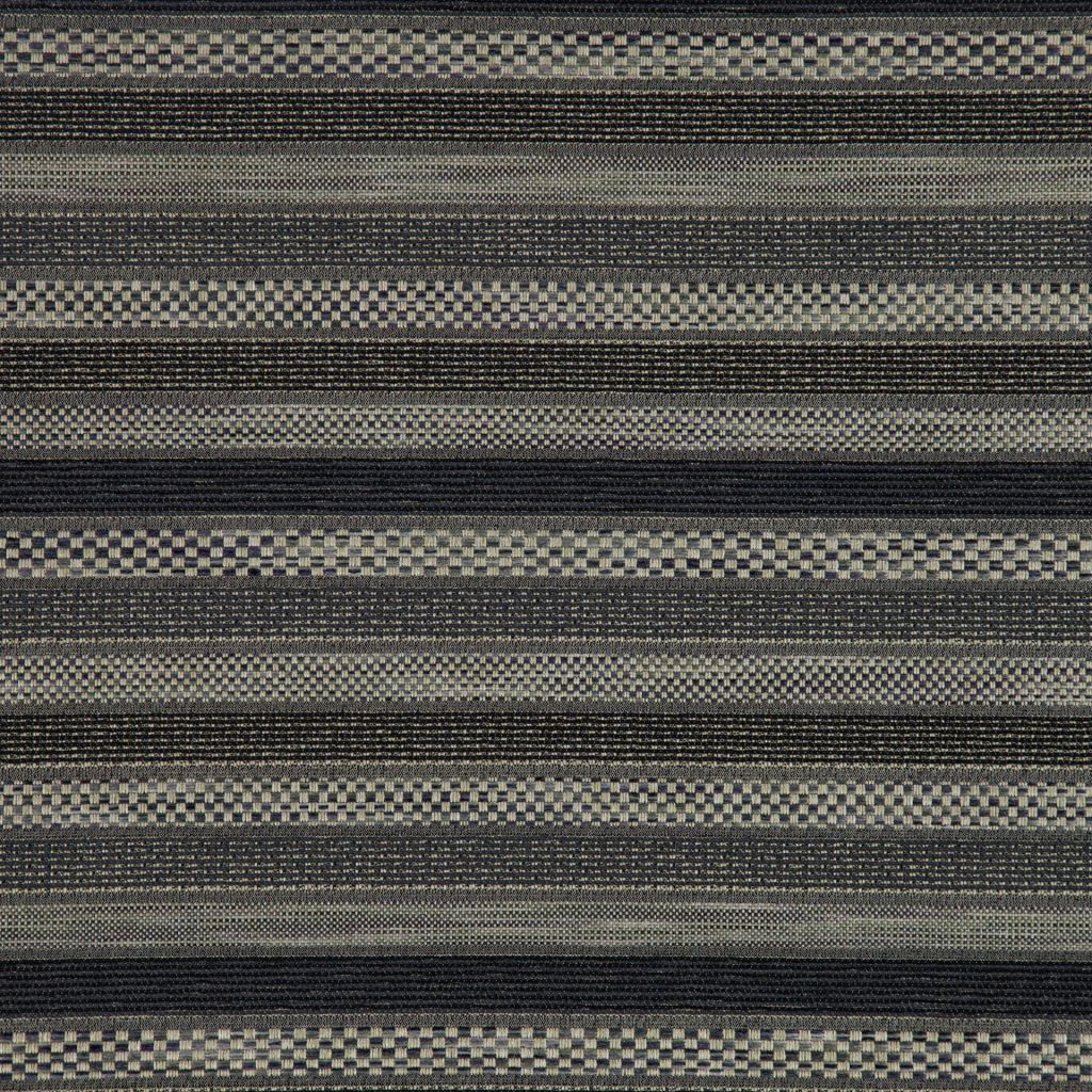 Amira Stripe – Anthracite - RM Coco Fabric