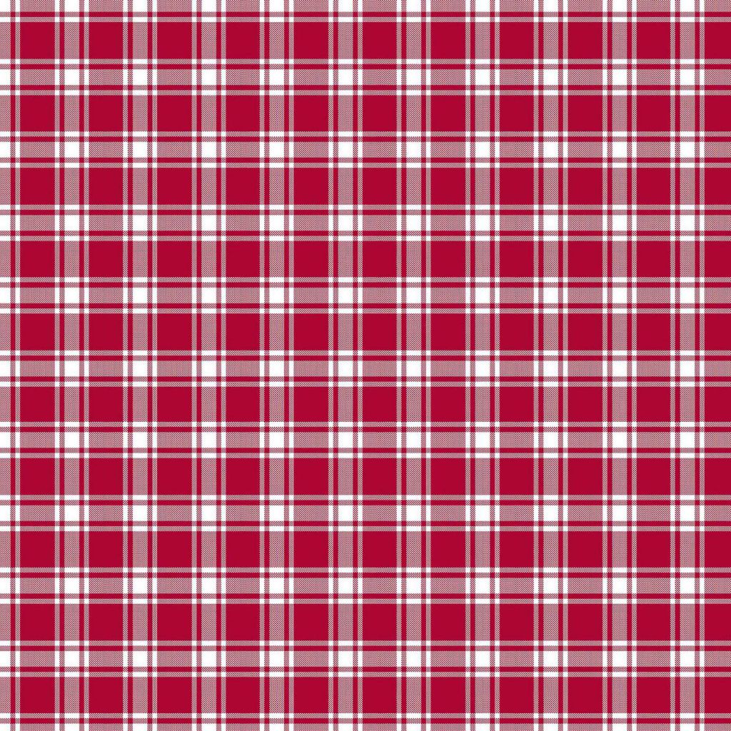 Geneviève Check – Garnet