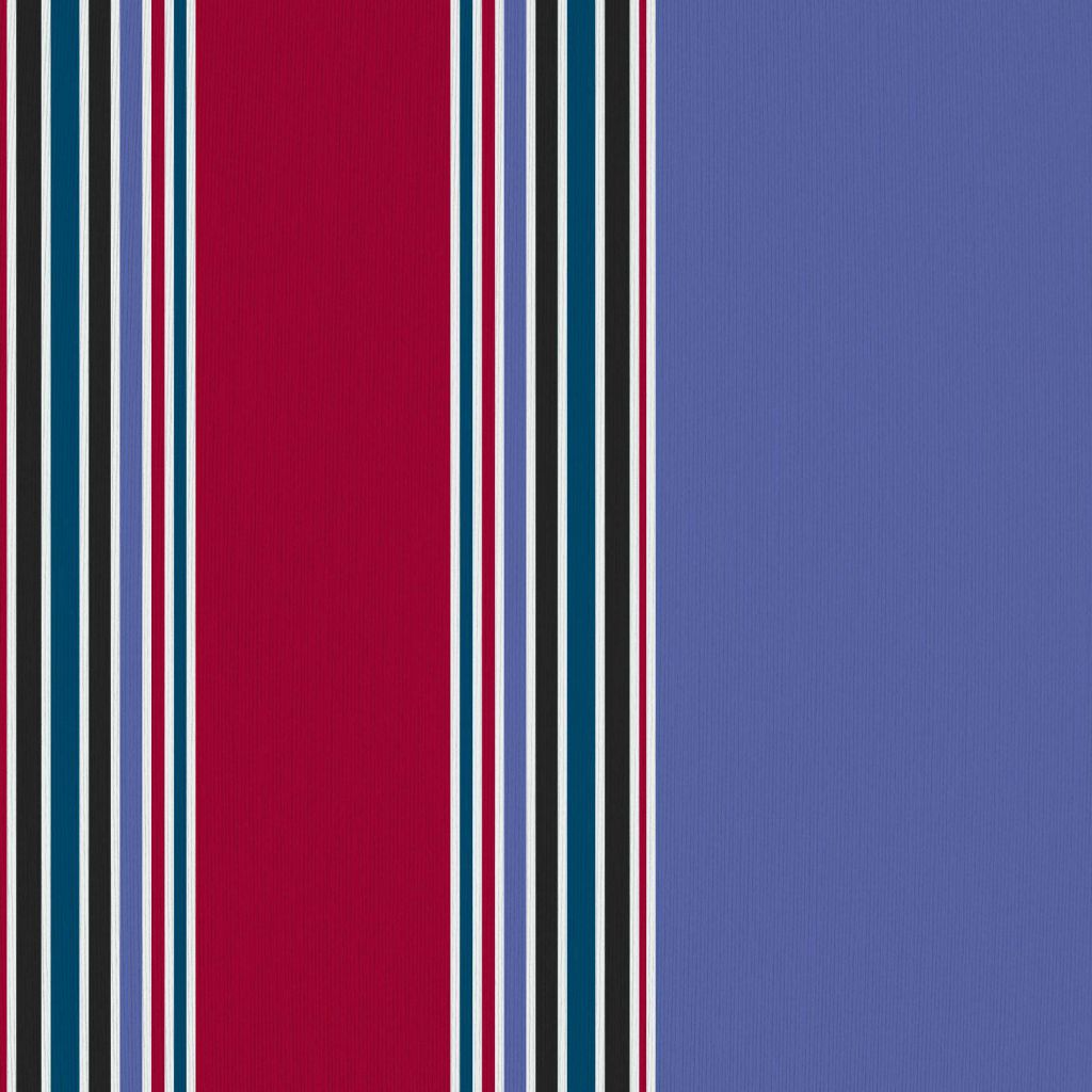 Ming Stripe – Lacquer Red