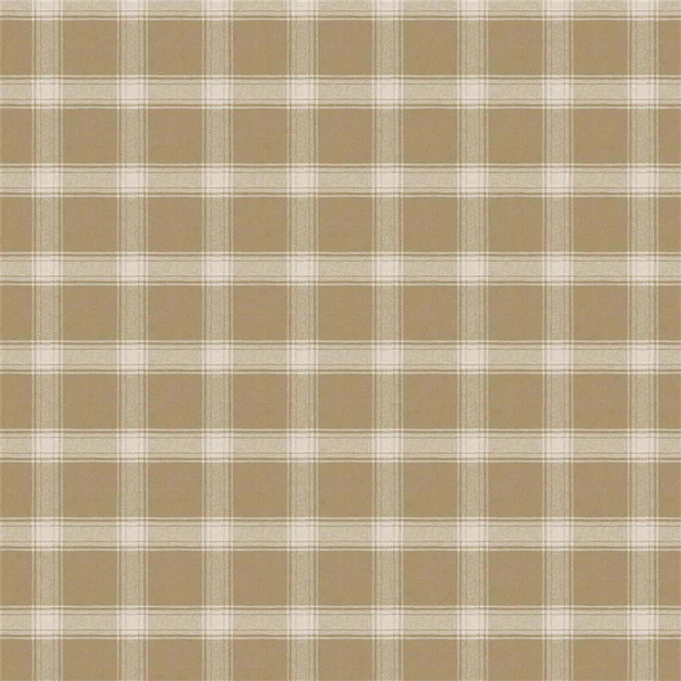 FRL5242-03 Doublebrook Plaid Camel by Ralph Lauren Fabric - Ralph Lauren Fabric Tela