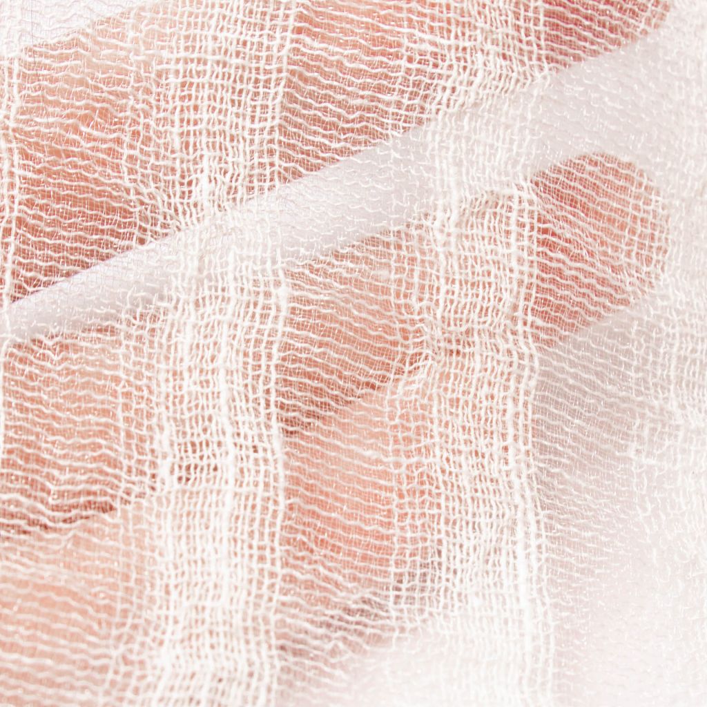 Painterly Stripe Wide-Width Sheer รขยย Frost