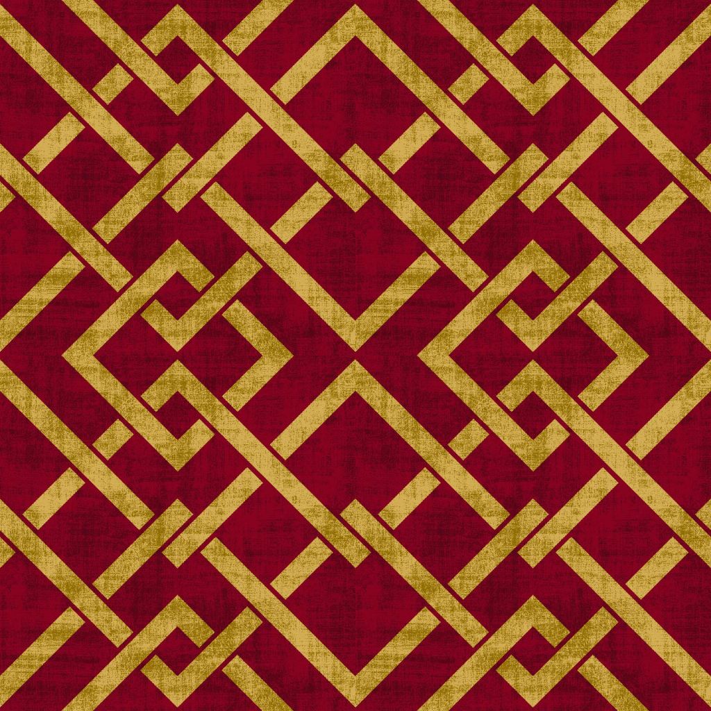 Frescato Trellis Reversal – Opera Red