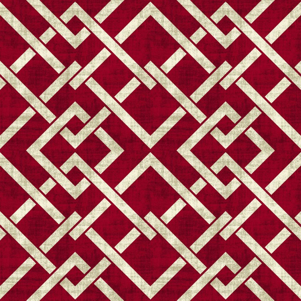 Frescato Trellis Reversal – Red Hot