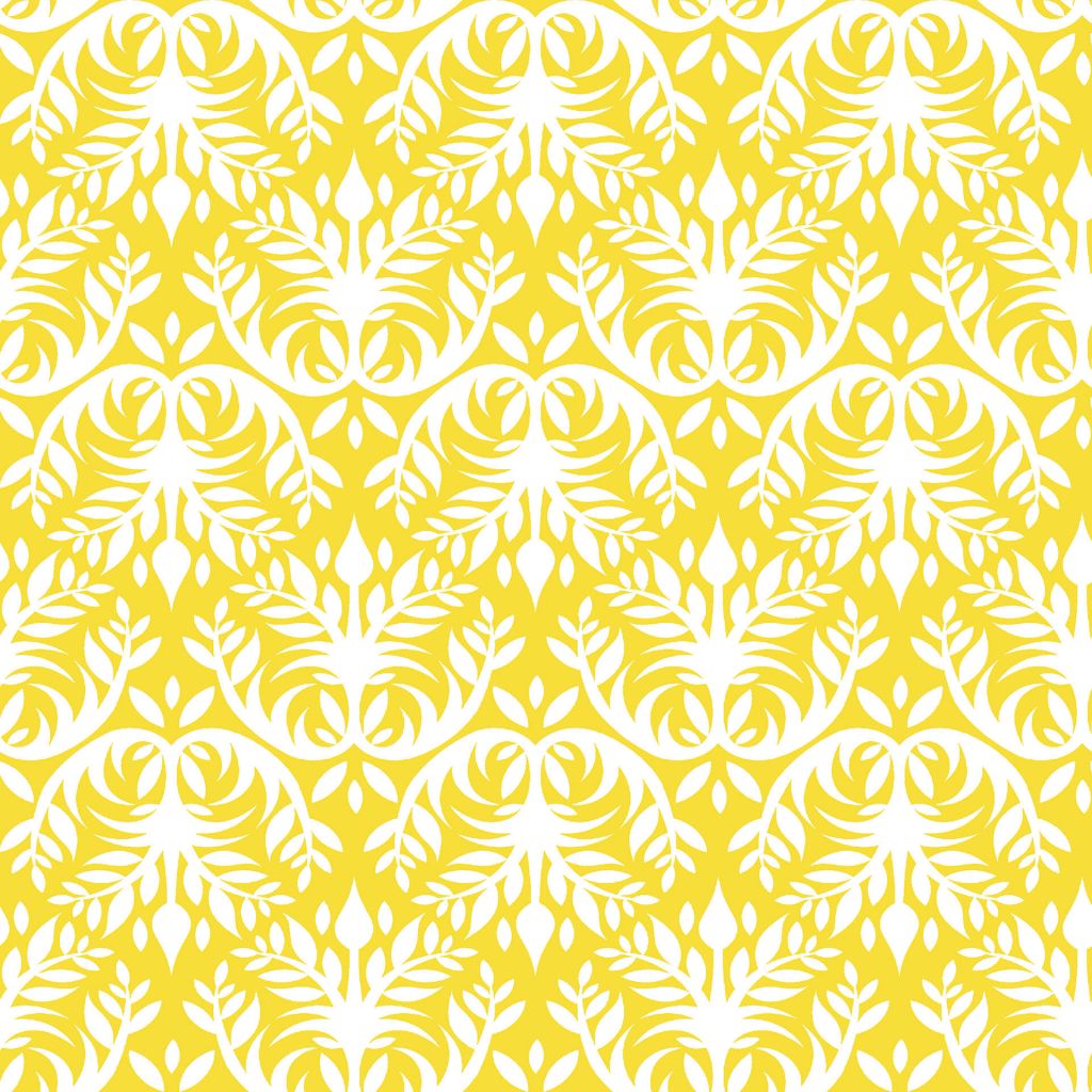 Double Dutch Damask Reversal – Goldenrod