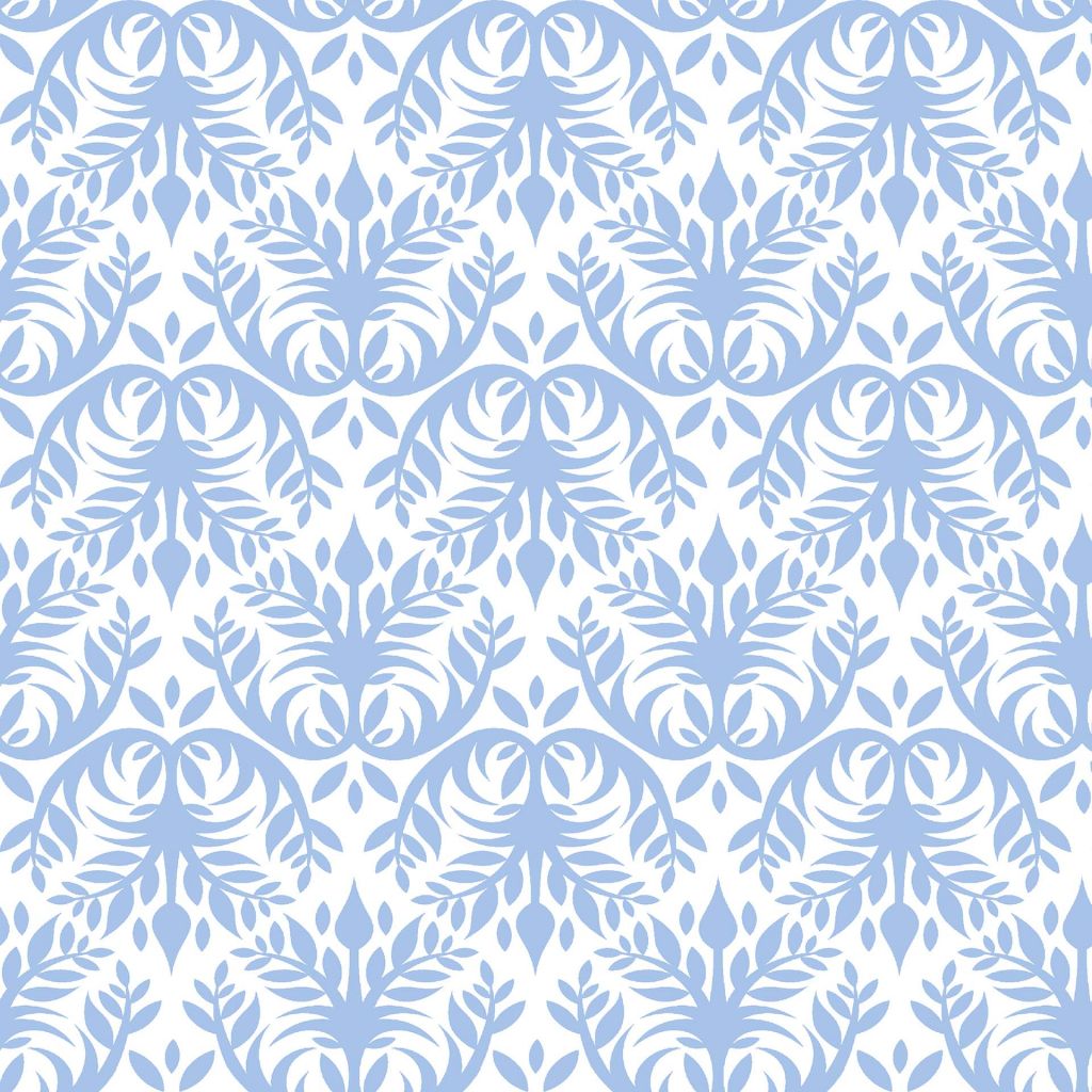 Double Dutch Damask – Cornflower