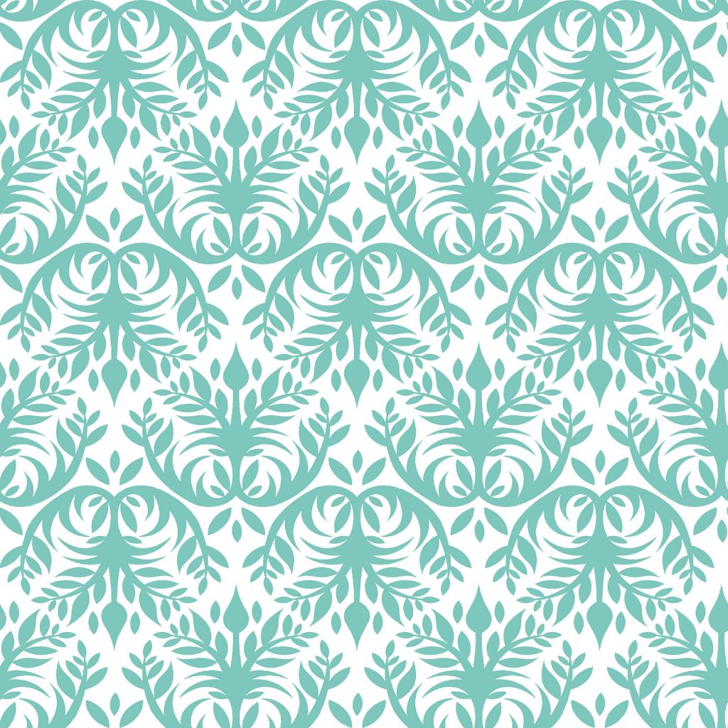 Double Dutch Damask – Frosted Jade