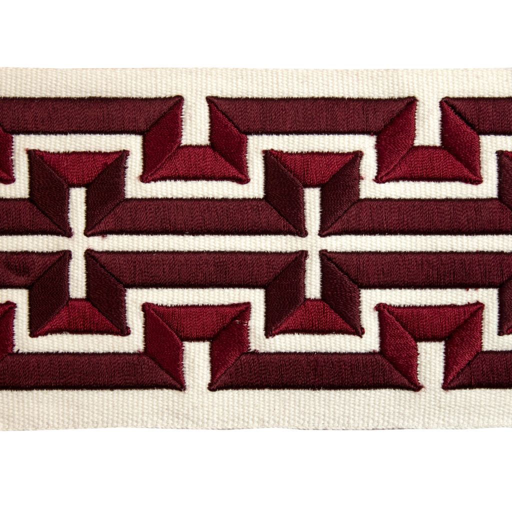 BD132 Border 4" – Scarlet