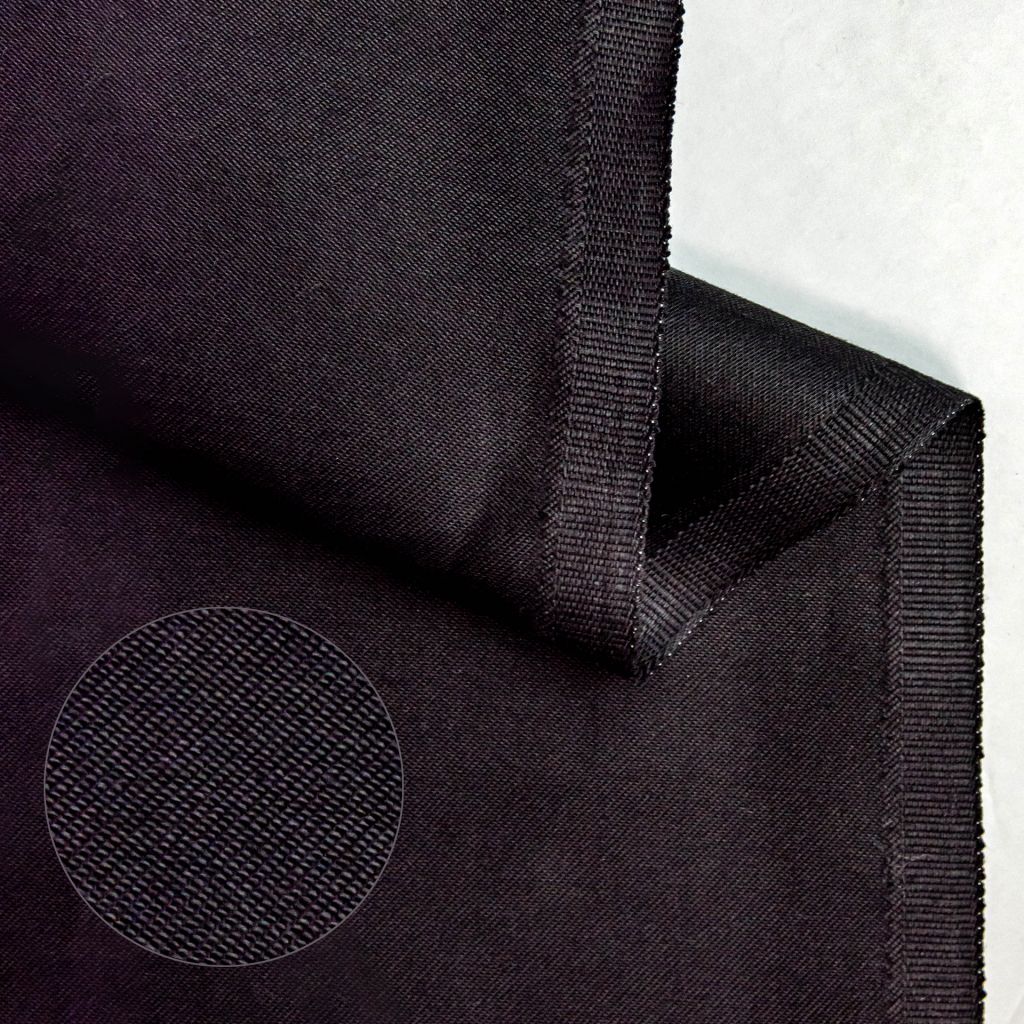RM Designer Deluxe Cotton Sateen – Black RM Coco Fabric - RM Coco Fabric