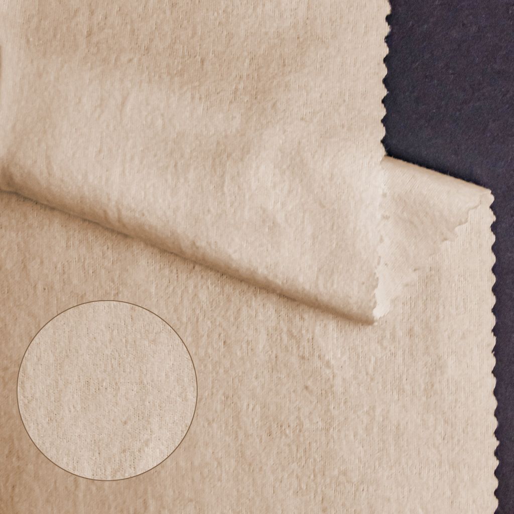 RM Designer Heavy Flannel – Natural RM Coco Fabric - RM Coco Fabric
