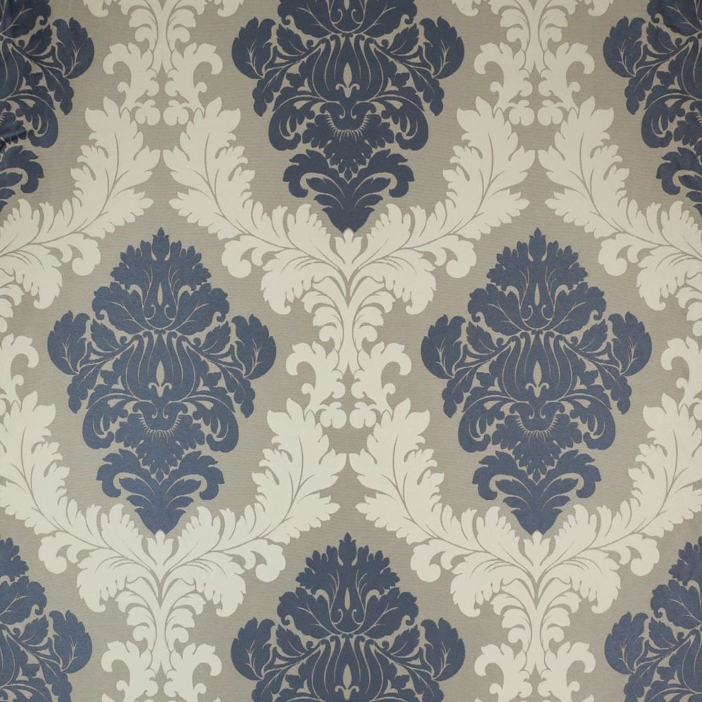 Borghese Damask â Platinum - RM Coco Fabric