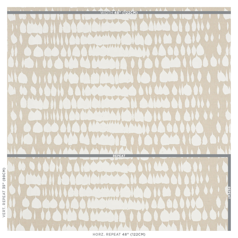 QUEEN-OF-SPAIN-NATURAL-SCHUMACHER-175205 - Schumacher Fabric