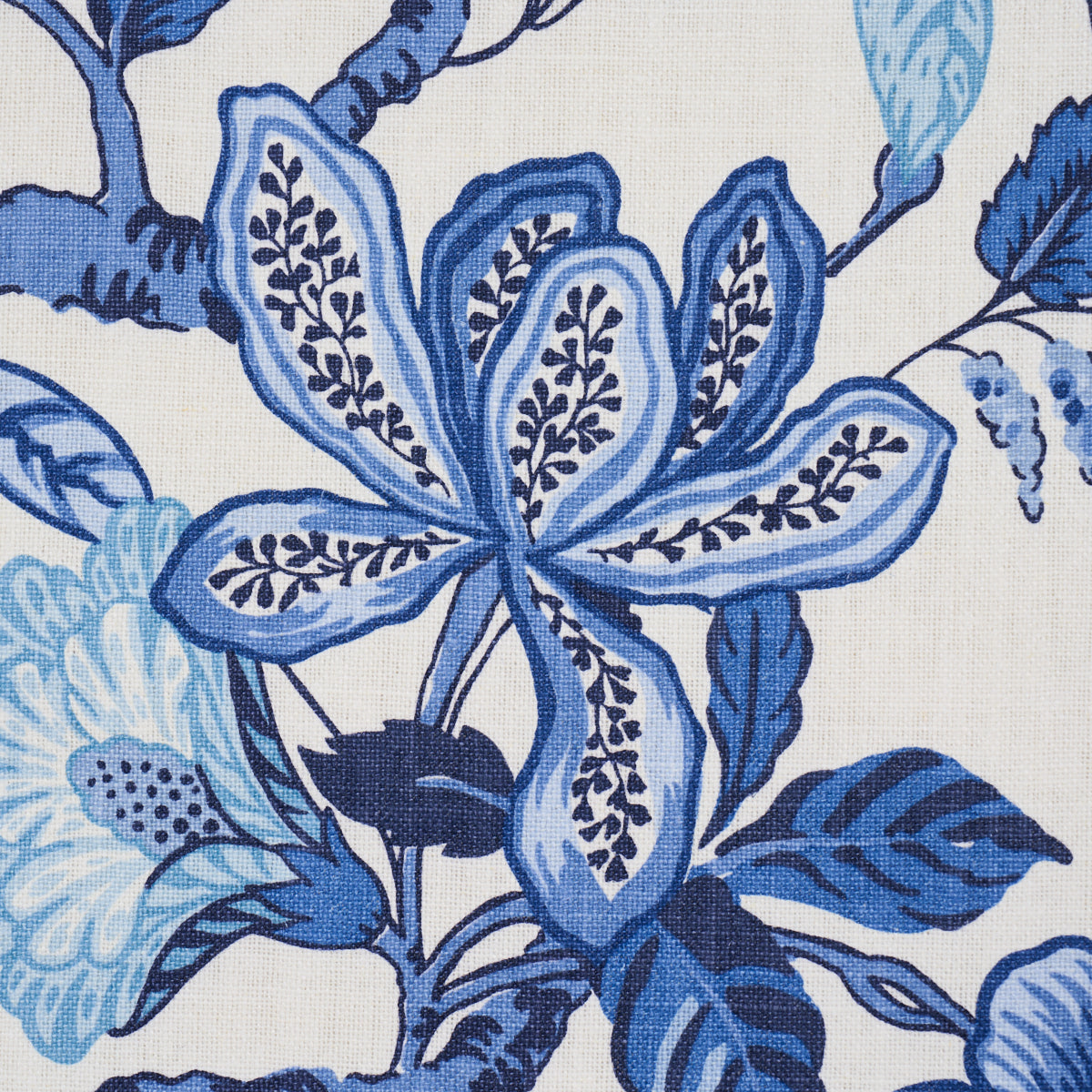 HUNTINGTON-GARDENS-BLEU-MARINE-SCHUMACHER-175560 - Schumacher Fabric