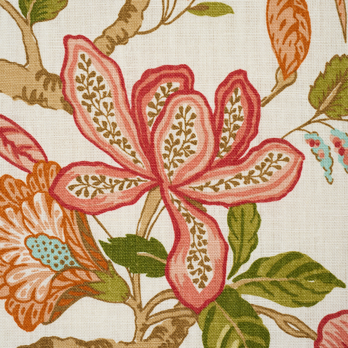 HUNTINGTON-GARDENS-CORAL-SCHUMACHER-175561 - Schumacher Tela