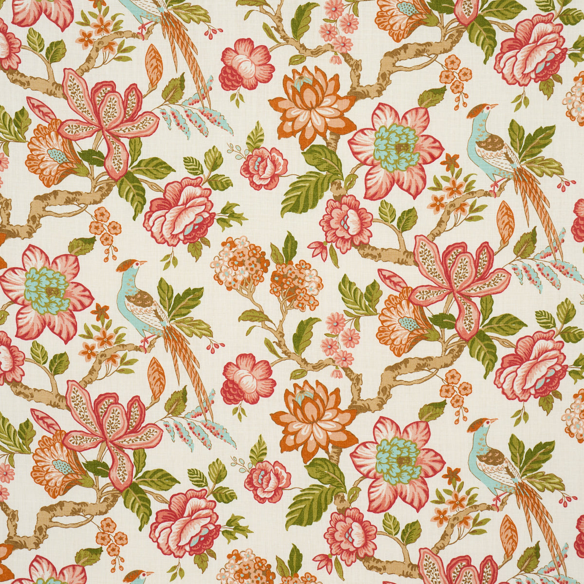 HUNTINGTON-GARDENS-CORAL-SCHUMACHER-175561 - Schumacher Tela