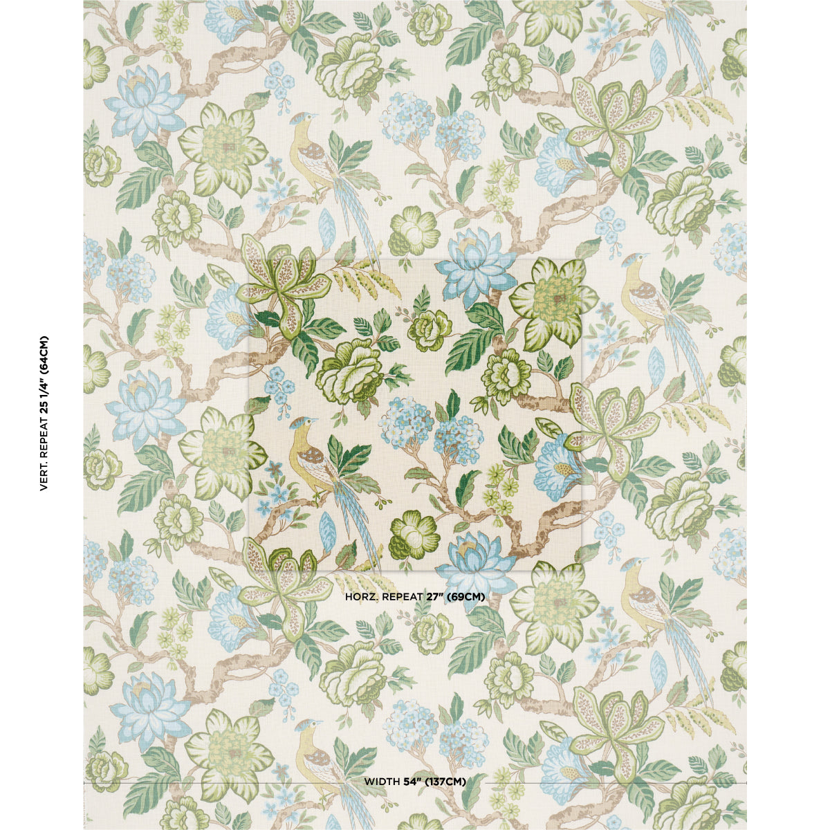 HUNTINGTON-GARDENS-PARADIS-SCHUMACHER-175565 - Schumacher Tela