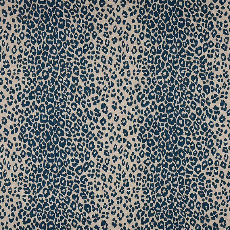 ICONIC-LEOPARD-INK-NATURAL-SCHUMACHER-175724 - Schumacher Fabric