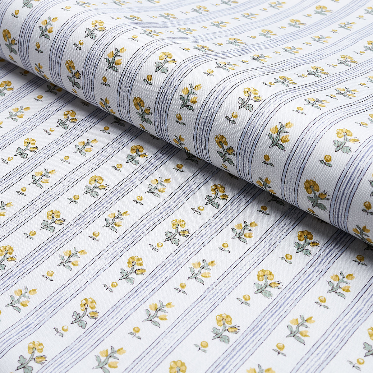 CABANON-STRIPE-JAUNE-SCHUMACHER-175966 - Schumacher Fabric