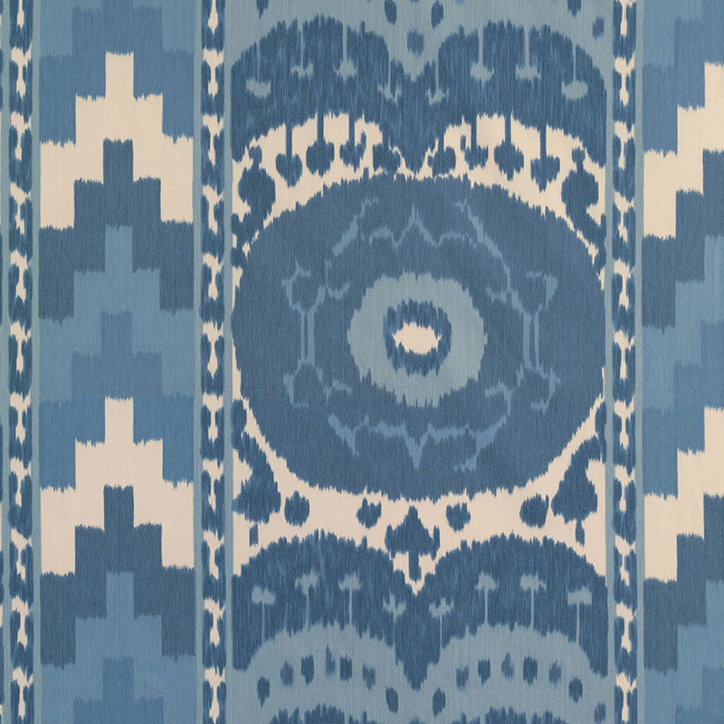 SAMARKAND-IKAT-II-PORCELAIN-SCHUMACHER-176062 - Schumacher Fabric