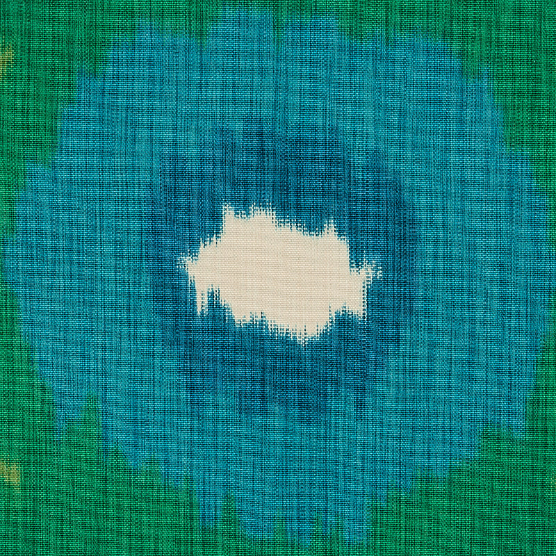 SAMARKAND-IKAT-II-EMERALD-SCHUMACHER-176064 - Schumacher Fabric