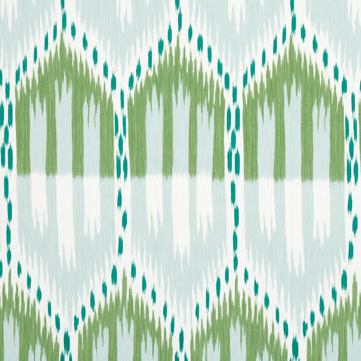 BUKHARA-IKAT-MINERAL-AND-LEAF-SCHUMACHER-176086 - Schumacher Fabric