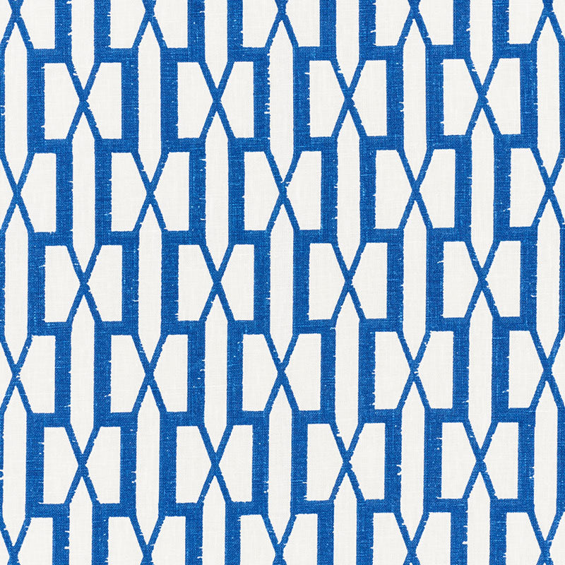 Belvedere - Sea - Schumacher 176118 Fabric - Schumacher Fabric