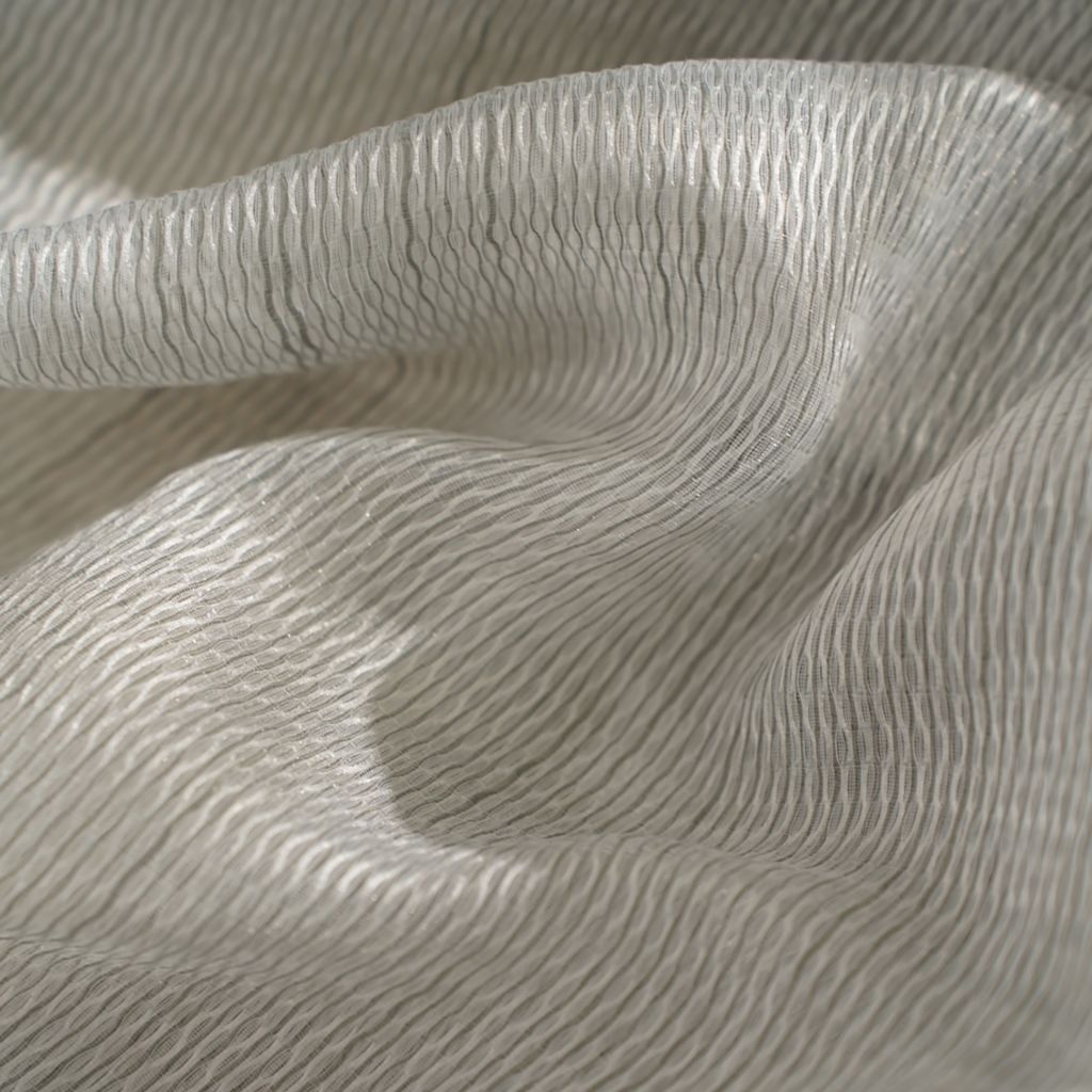 Peretta Wide-Width FR Sheer â Fog - RM Coco Fabric