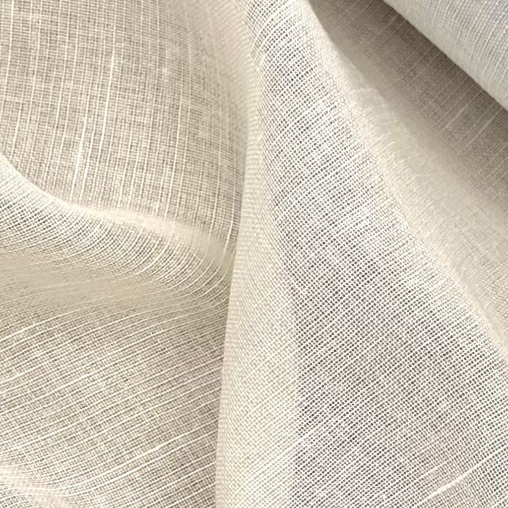 Belle Vista Wide-Width FR Sheer – Eggshell