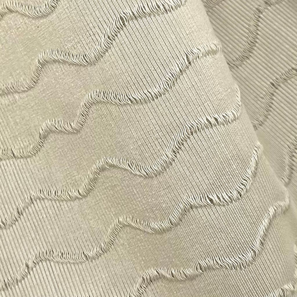 Dittman Stripe Wide-Width FR Sheer â Candlelight
