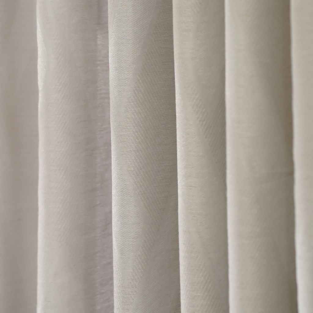 Jacobie Wide-Width FR Sheer â Fog - RM Coco Fabric