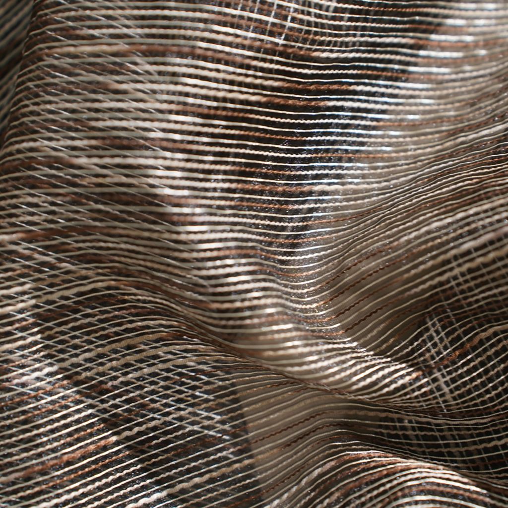 Neuhoff Wide-Width FR Sheer â Black Walnut - RM Coco Fabric