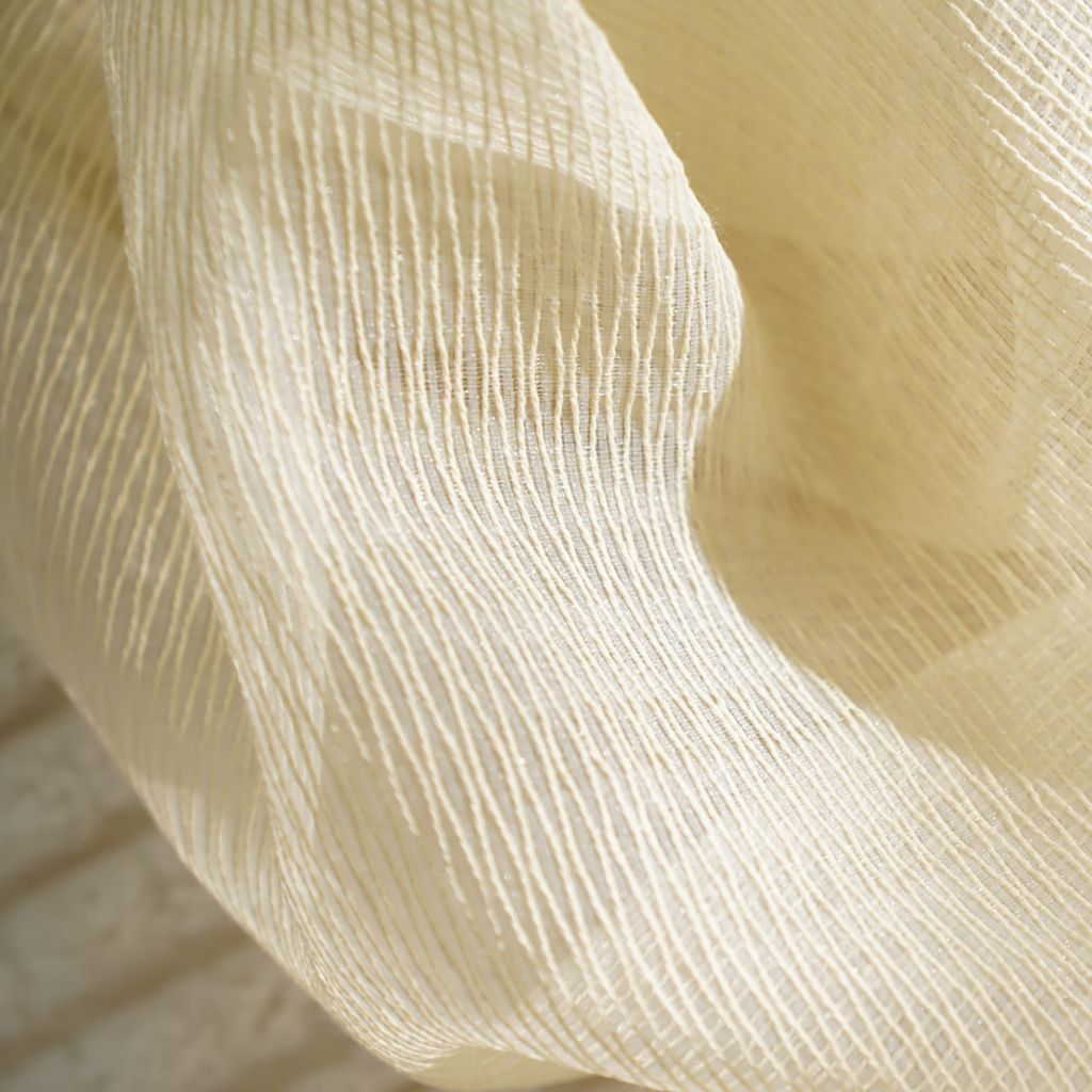 Marsailis Wide-Width FR Sheer â Winter White - RM Coco Fabric