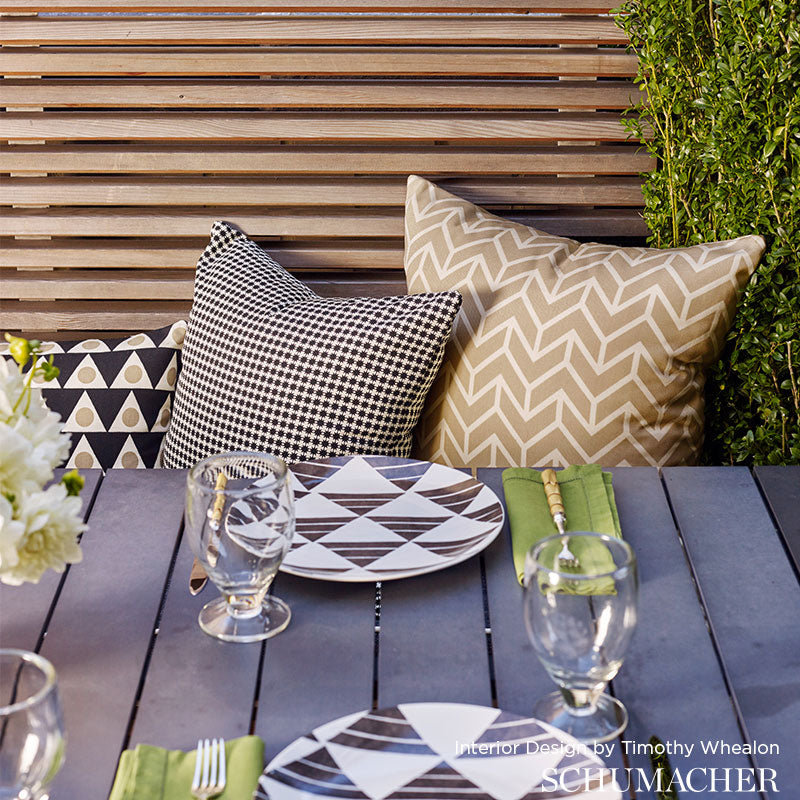 Chevron Indoor/Outdoor - Navy - Schumacher 176692 Fabric - Schumacher Fabric