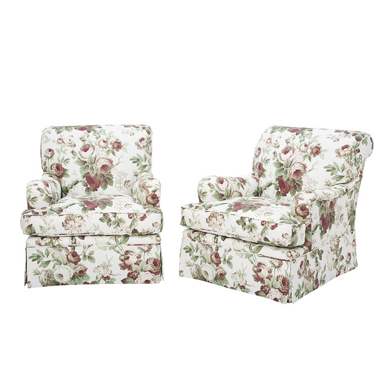 NANCY-FLORAL-ROSE-SCHUMACHER-177200 - Schumacher Fabric
