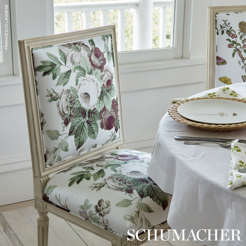 NANCY-FLORAL-GRISAILLE-SCHUMACHER-177201 - Schumacher Fabric