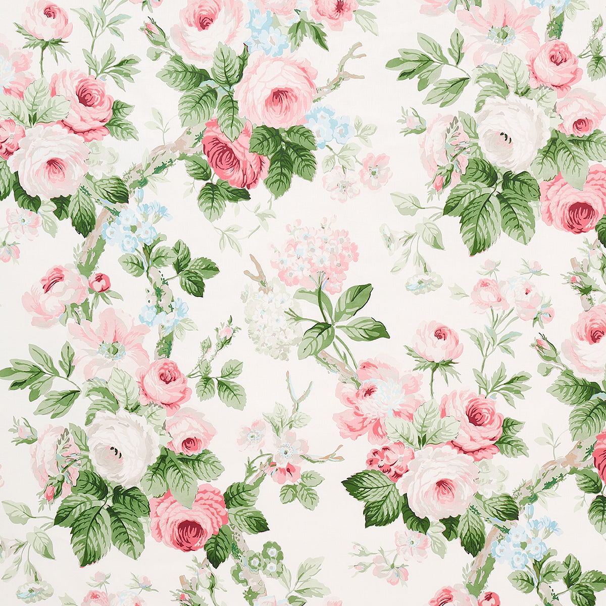 Nancy Floral - Petal - Schumacher 177203 Fabric - Schumacher Fabric