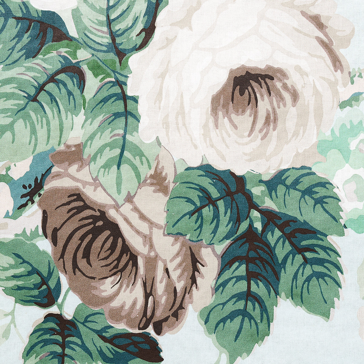 NANCY-FLORAL-SEAFOAM-SCHUMACHER-177204 - Schumacher Fabric