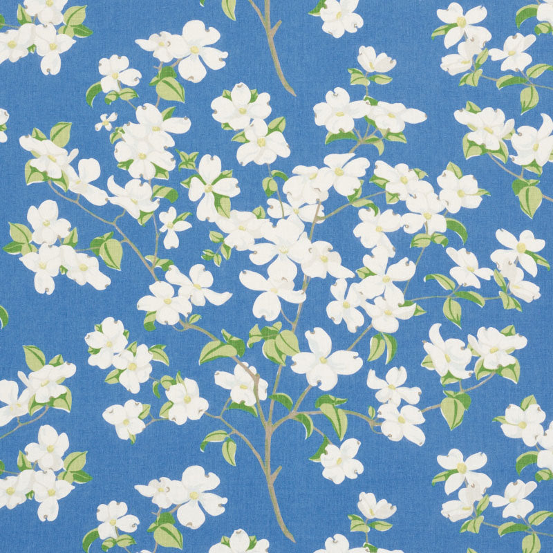 BLOOMING-BRANCH-BLUE-SCHUMACHER-177411 - Schumacher Tela