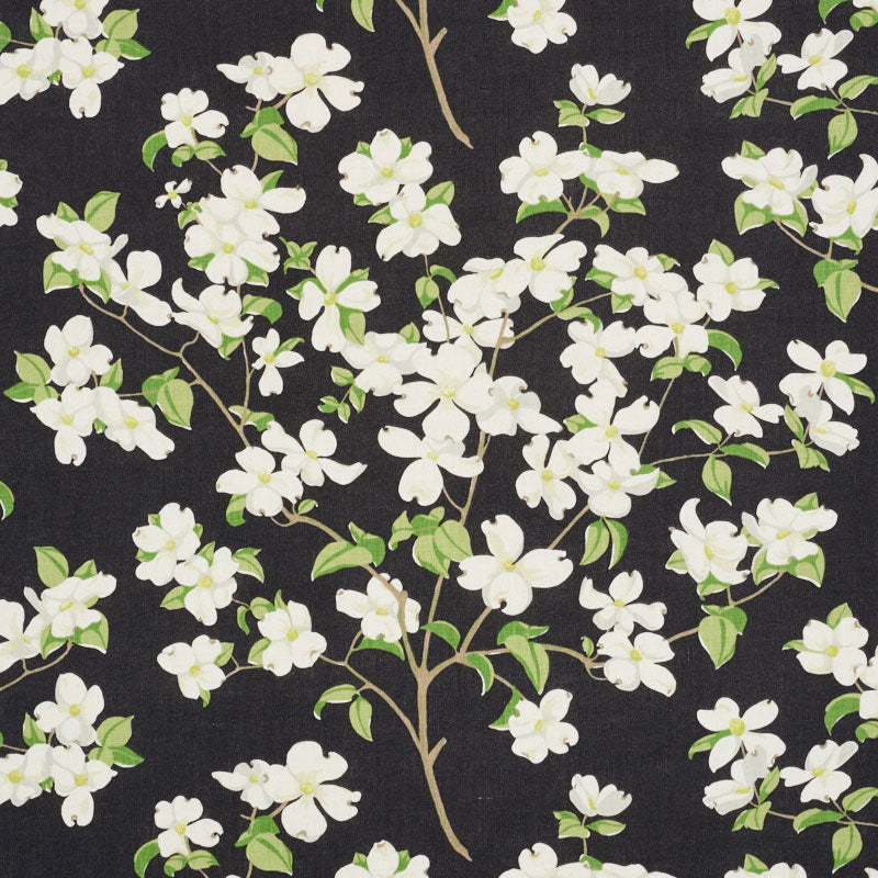 BLOOMING-BRANCH-BLACK-SCHUMACHER-177412 - Schumacher Fabric