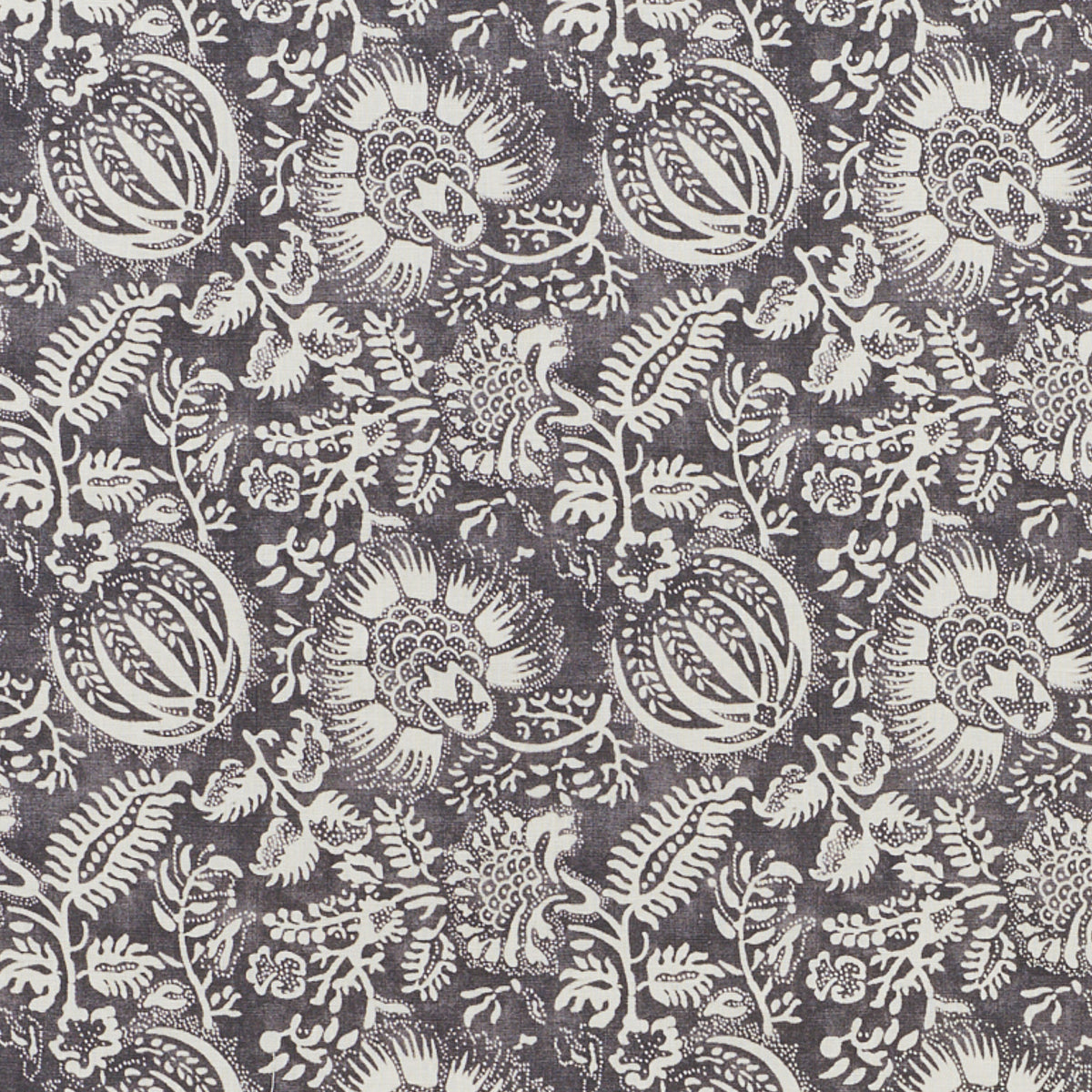 POMEGRANATE-PRINT-CHARCOAL-SCHUMACHER-177691 - Schumacher Tela