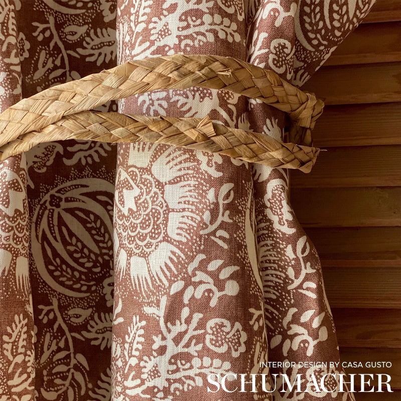 POMEGRANATE-PRINT-RUSSET-SCHUMACHER-177692 - Schumacher Fabric