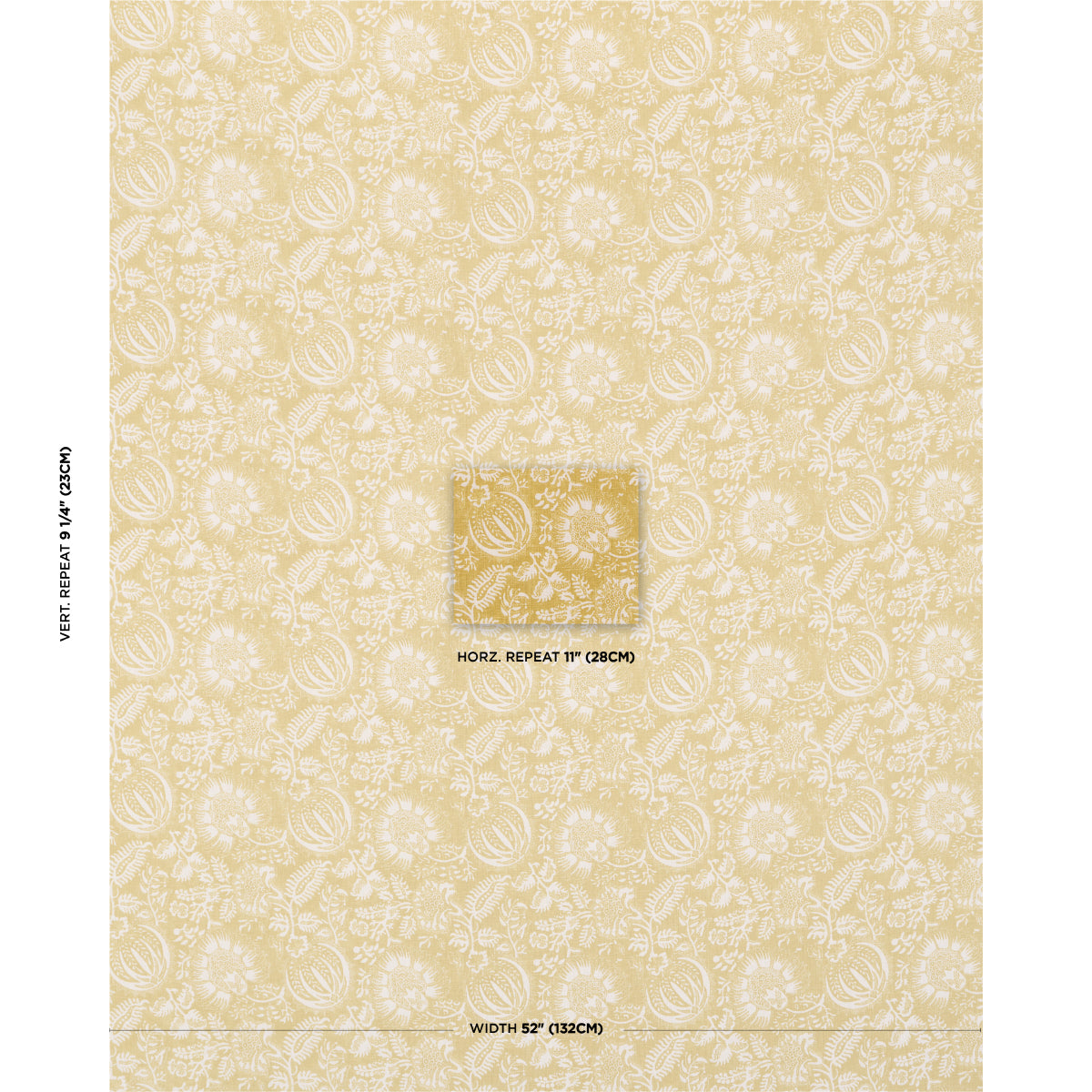 POMEGRANATE-PRINT-CITRON-SCHUMACHER-177694 - Schumacher Fabric